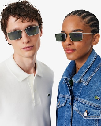 Gafas rectangulares de metal Icons