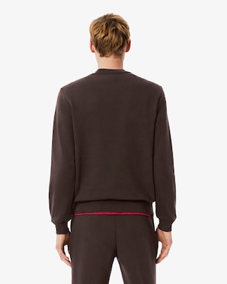 Sudadera de cuello redondo de felpa