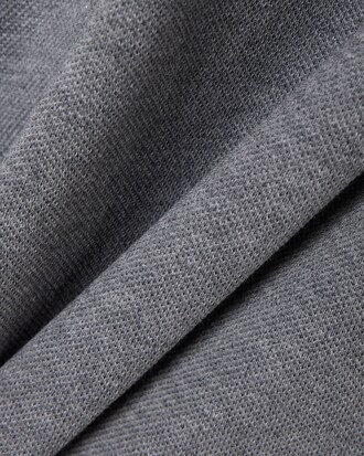 Polo jaspeado de corte cl&aacute;sico L.12.12
