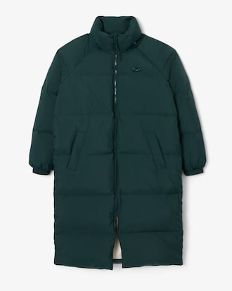 Chaqueta acolchada larga oversized