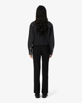 Pantalón de pierna ancha y cintura alta