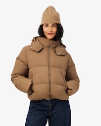 Chaqueta acolchada con capucha hidr&oacute;fuga