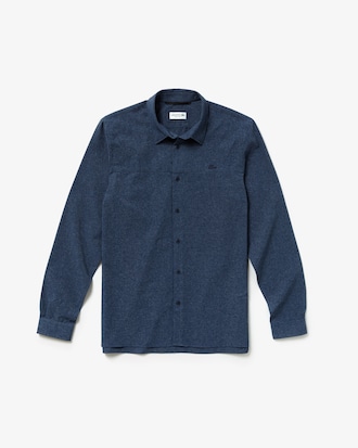 Camisa de hombre Lacoste Motion regular fit con bolsillos invisible