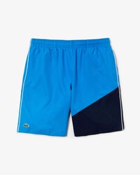 Pantal&oacute;n corto de hombre Lacoste SPORT color block con ribete a contraste