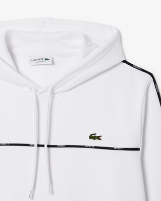 Sudadera de corte clásico de rayas con logotipo