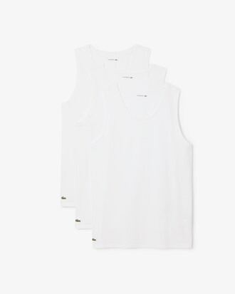 Pack de 3 tops de tirantes de loungewear de algod&oacute;n