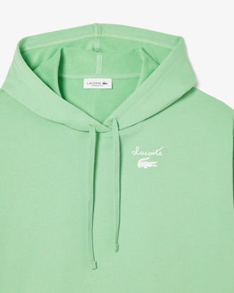 Sudadera con capucha de felpa con logotipo