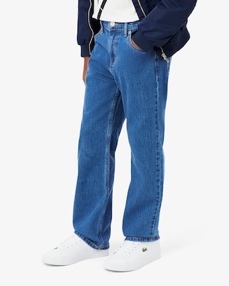 Pantal&oacute;n vaquero el&aacute;stico con cinco bolsillos