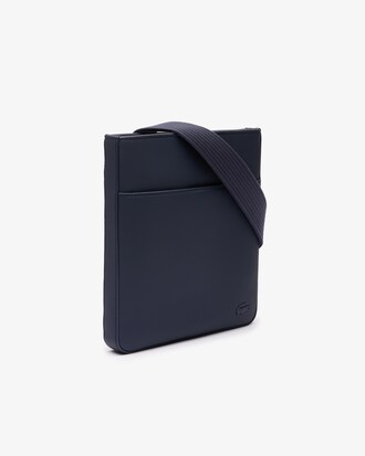 Bolso de mensajero plano clásico para hombre