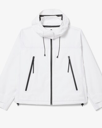 Parka con capucha impermeable oversized