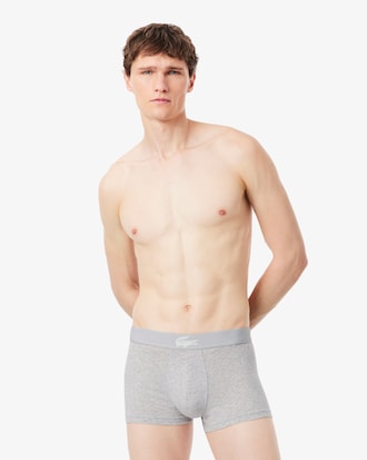 Pack de 3 calzoncillos tipo b&oacute;xer de punto jersey el&aacute;stico