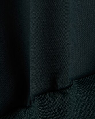 Sudadera con cuello polo e insignia Runway