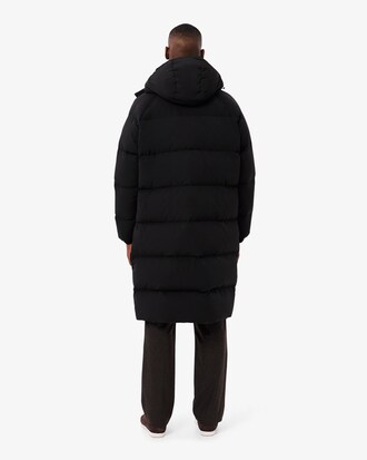 Chaqueta de plumón larga hidrófuga