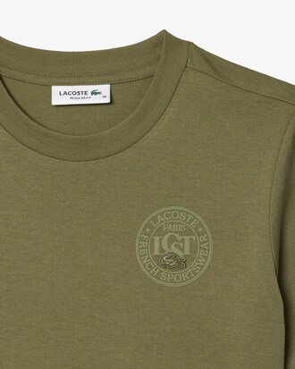 Camiseta de algodón estampada