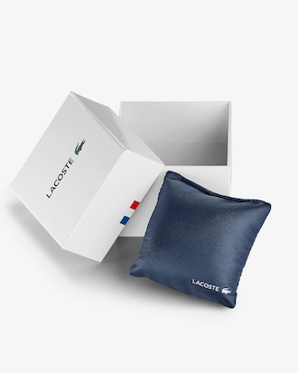 Reloj Lacoste.12.12 Move de silicona azul marino con tres&nbsp;manecillas