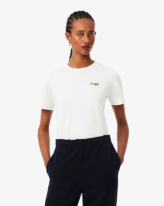 Camiseta de algod&oacute;n con insignia