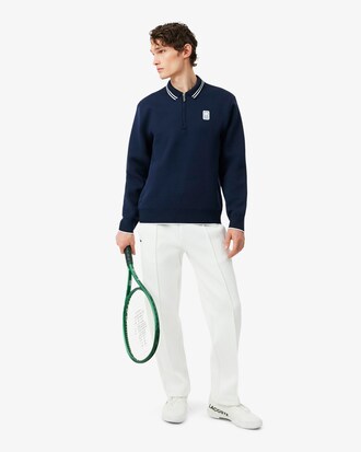 Sudadera de tenis con cremallera y cuello polo Heritage