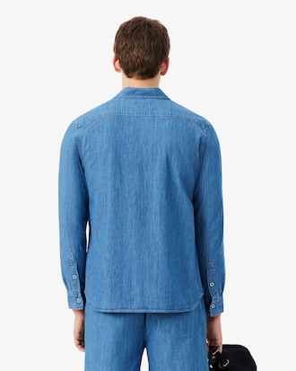 Camisa denim ligera de corte regular