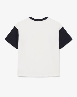 Camiseta de algod&oacute;n con ribete en contraste
