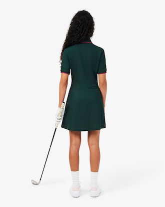 Vestido de golf con ribetes en contraste Ultra-Dry