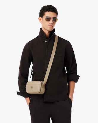 Bolso vertical Monogram de piel