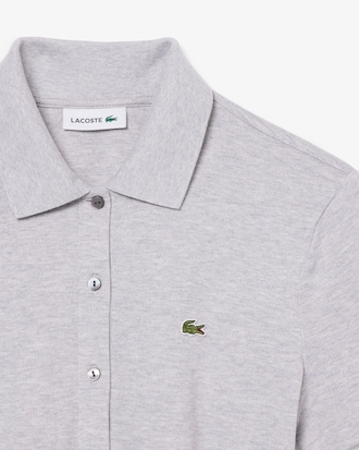 Mono con cuello polo de piqu&eacute; el&aacute;stico