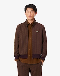 Chaqueta de ch&aacute;ndal con cremallera de jacquard Paris
