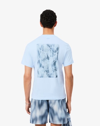 Camiseta de punto jersey con estampado de tenis
