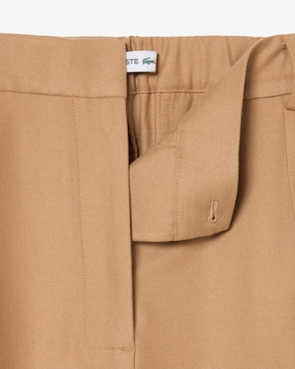 Pantal&oacute;n de pinzas de franela oversized