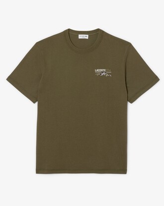 Camiseta de punto jersey con múltiples estampados