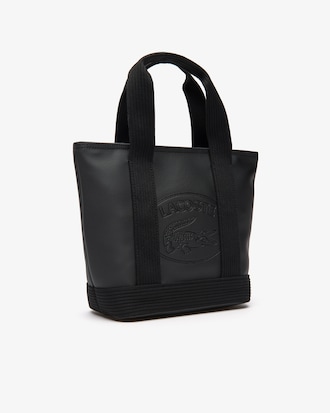 Bolso tote pequeño Classic lona petit piqué revestida cremallera