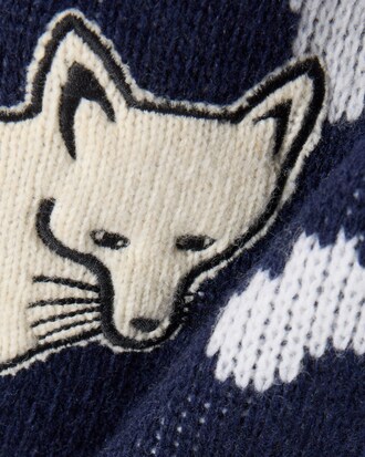 Jersey de jacquard de lana inspirado en los archivos
