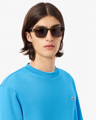 Sudadera de cuello redondo de felpa