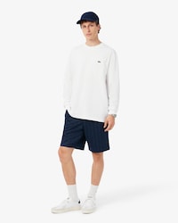 Pantal&oacute;n corto de jacquard con monograma de corte regular