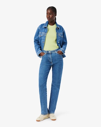 Jersey de manga corta de punto con ochos