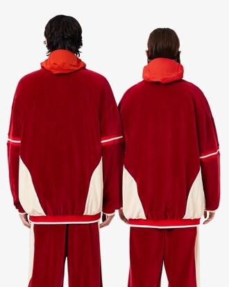 Chaqueta de ch&aacute;ndal de terciopelo Runway