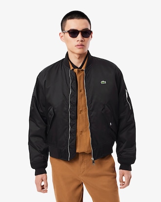 Cazadora tipo bomber acolchada impermeable