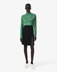 Falda plisada vaporosa Runway