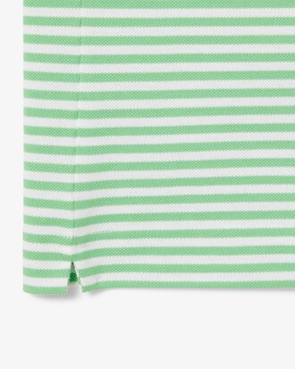 Polo de corte clásico de petit piqué de rayas L.12.12