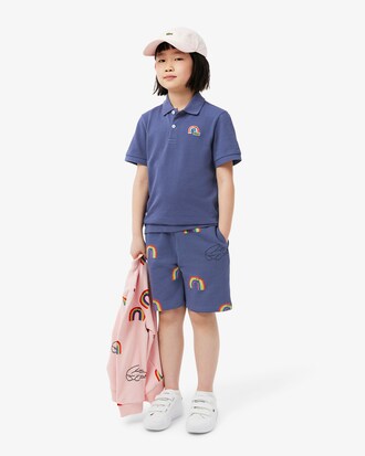 Polo de petit piqué con detalles de encaj