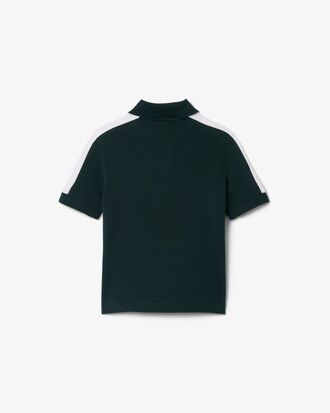 Polo de petit piqu&eacute; con bloques de color