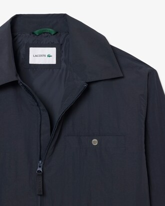 Chaqueta de tafet&aacute;n texturizado hidr&oacute;fugo