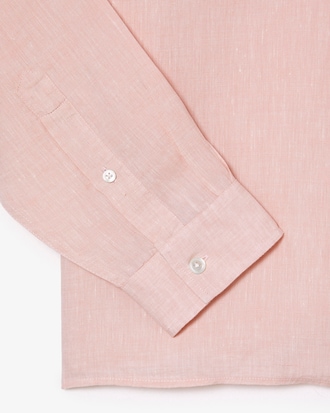 Camisa de lino de corte regular