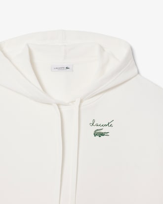 Sudadera con capucha de felpa con logotipo