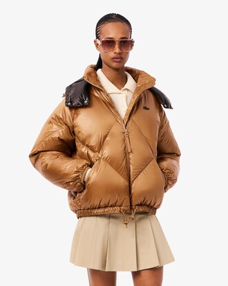 Chaqueta de plum&oacute;n oversized hidr&oacute;fuga