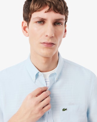 Camisa de lino de manga corta