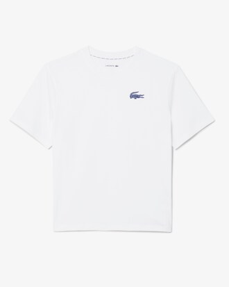 Camiseta loungewear de punto jersey de algod&oacute;n