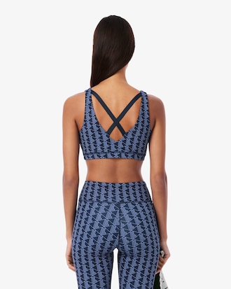 Bralette deportivo el&aacute;stico con sujeci&oacute;n media