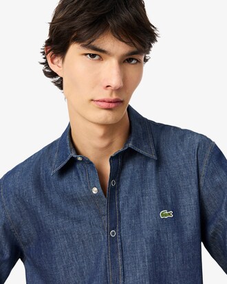 Camisa denim ligera de corte regular