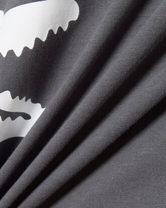 Camiseta de loungewear de algod&oacute;n estampado